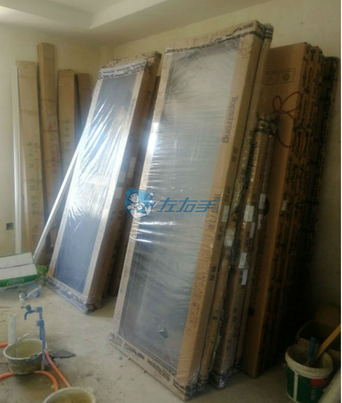 左右手湖北黃岡陽光窗、生態(tài)門、中空門安裝案例2