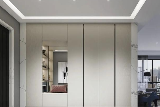 冷暖色系裝修風(fēng)格：門板 柜體 墻板一體化定制，打造同色系高級(jí)感家居