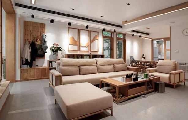 實木地板材質(zhì)翻新:全屋實木家具的養(yǎng)老房，處處都有人文與關懷