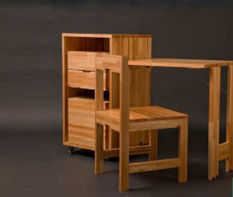 辦公桌隔斷屏風：設(shè)計的桌椅柜移動式辦公桌，體積小不占空間