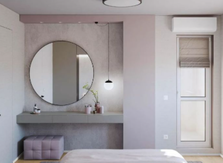 臥室梳妝臺(tái)效果圖：空間小沒關(guān)系，這些梳妝臺(tái)設(shè)計(jì)實(shí)用美觀占地少！