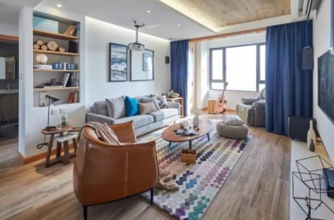 小戶型裝修設(shè)計(jì)：給自家小戶型，備上純色的窗簾吧