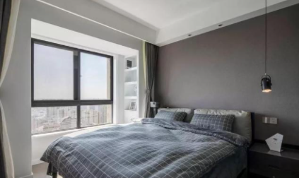 中式窗簾搭配：陽臺(tái)和臥室之間不做門，窗簾裝在哪里好？