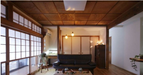 客廳家具裝修設(shè)計(jì)，日式客廳墻漆適合什么顏色？