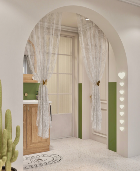 pvc浴室柜廠家：干濕二分離，浴室柜做轉(zhuǎn)角設(shè)計擴容2倍