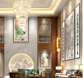 新中式別墅設計怎么搭配窗簾色彩？