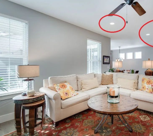 客廳裝修圖片：客廳裝修怎么選擇燈具，裝射燈還是筒燈？