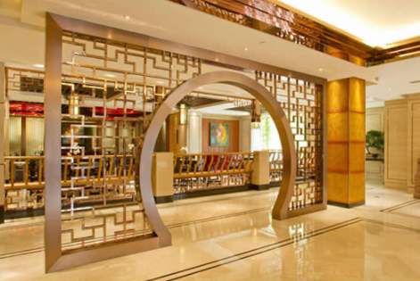 隔斷屏風，不銹鋼屏風隔斷酒柜