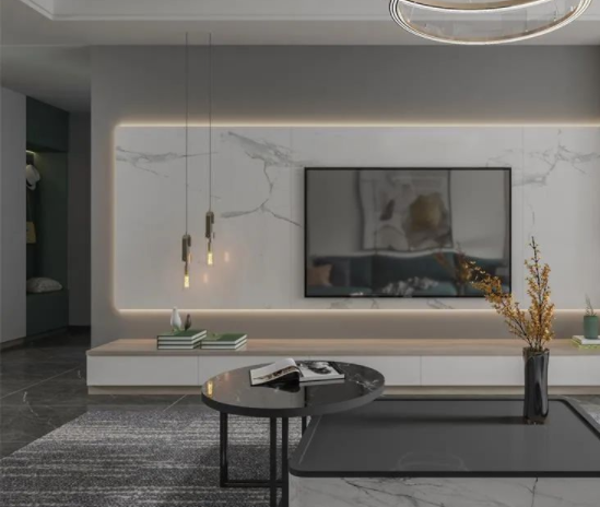 現(xiàn)代客廳裝修設(shè)計(jì)：不同戶(hù)型該如何定制電視柜，這么多款式怎么選？