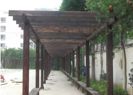 花架尺寸設(shè)計，防腐木花架的實用性