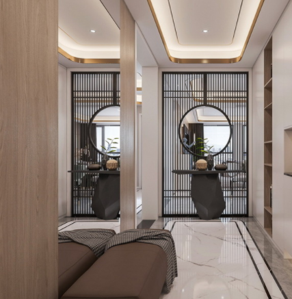 鞋柜玄關(guān)風(fēng)水：房屋裝修玄關(guān)設(shè)計如何設(shè)計鞋柜