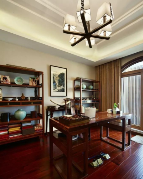 武漢家裝案例：現(xiàn)代中式家裝風(fēng)格 家具如果搭配？
