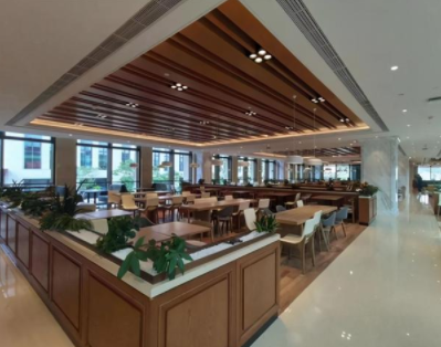 快餐廳裝修：企業(yè)政府機(jī)關(guān)的員工餐廳裝修和食堂桌椅家具搭配