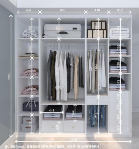 房子裝修流程圖，衣柜空間布局設(shè)計(jì)，定制衣柜注意5個(gè)要點(diǎn)