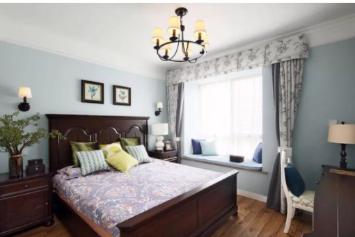 【飄窗窗簾設(shè)計(jì)】臥室有飄窗，窗簾可以這樣裝